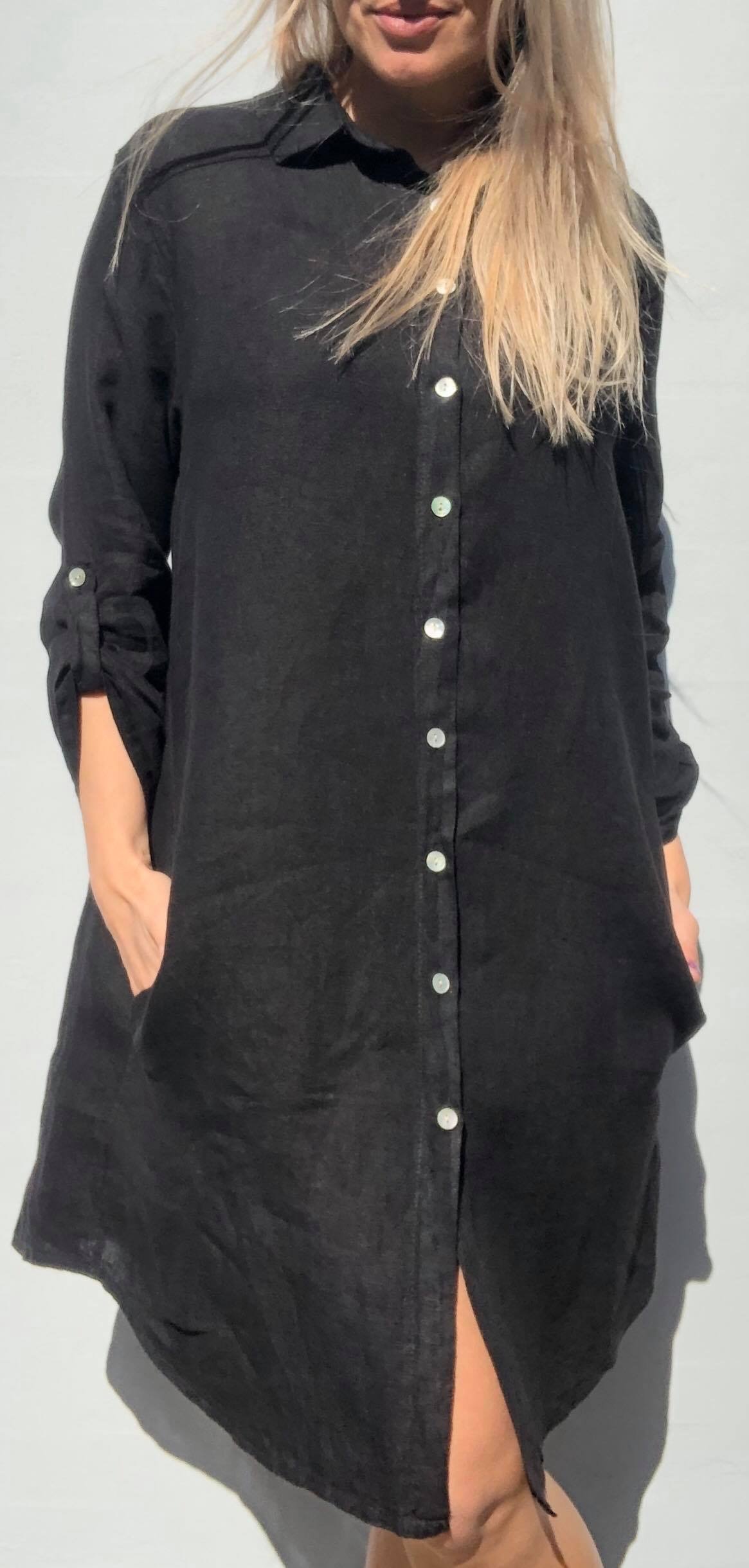Klassisk Hr skjorte Black