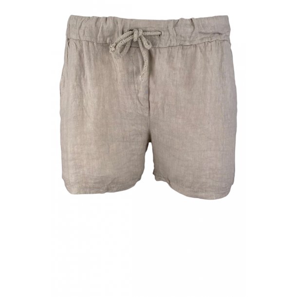 linen shorts  sand