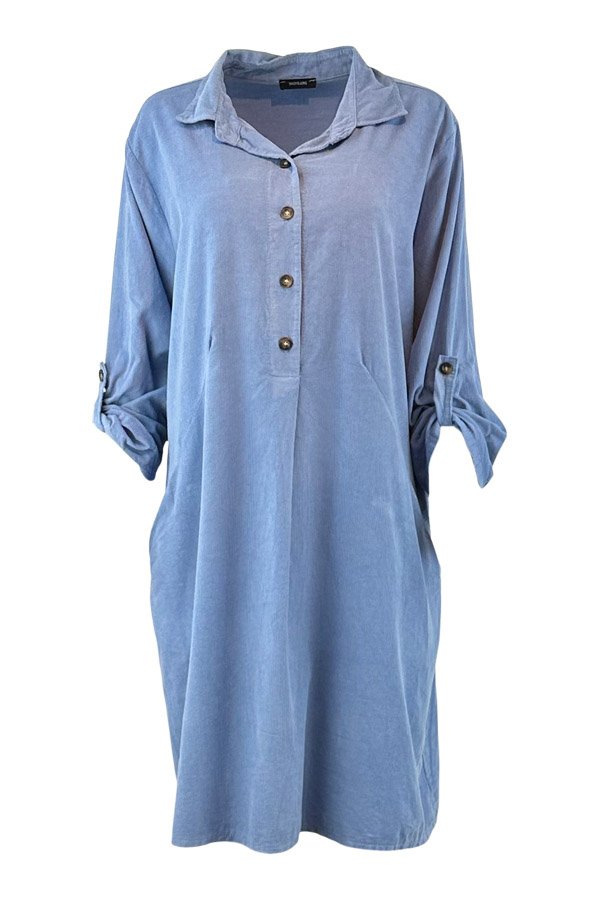 Cecilia tunika kjole i baby flj  jeans blue