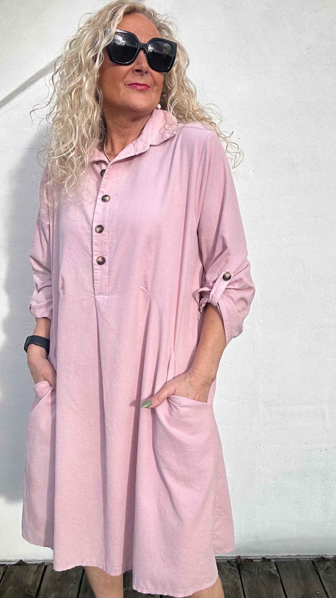 Cecilia tunika kjole i babyfl�yel