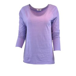 Basic cotton t-shirt one size L/S - 8 farver