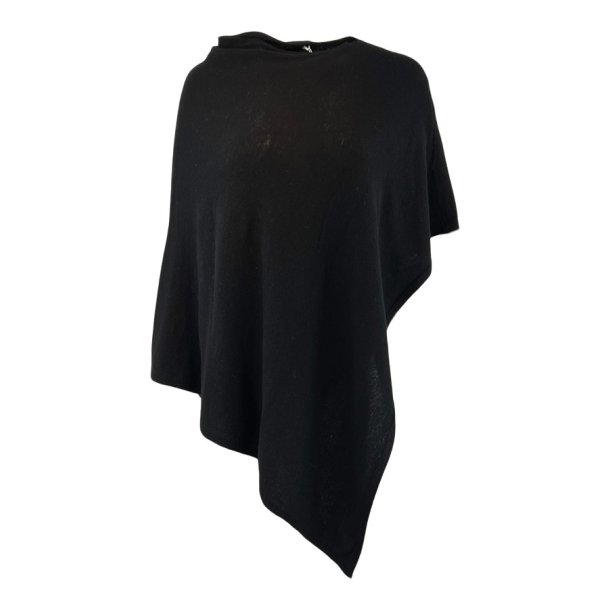 Cashmere poncho  black