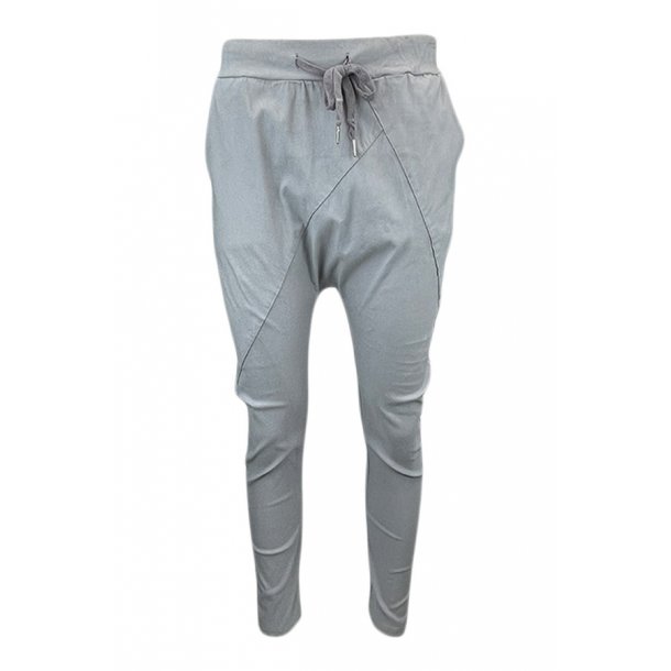 Baggy pants strechi light grey one size