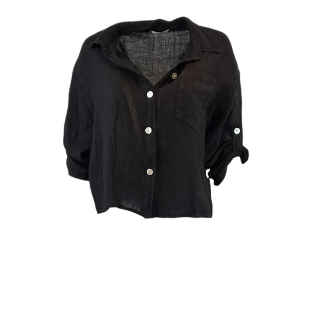 Hopeful jacket linen black