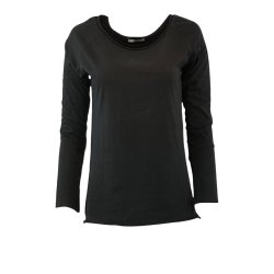 Basic cotton t-shirt one size L/S - 8 farver