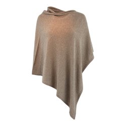 Cashmere mix poncho t22