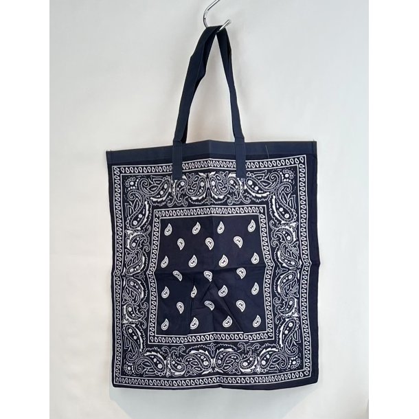 Bandana chopping/strand bag navy blue