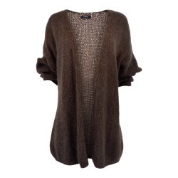 Kid Mohair mix cardigan 