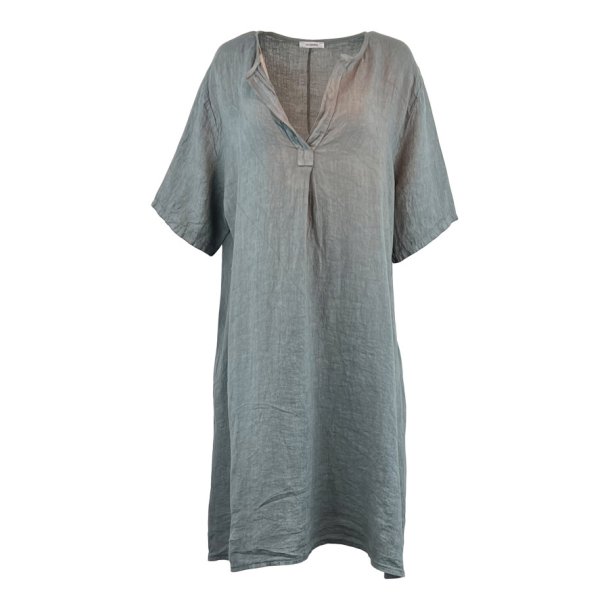 Anne linen dress grey