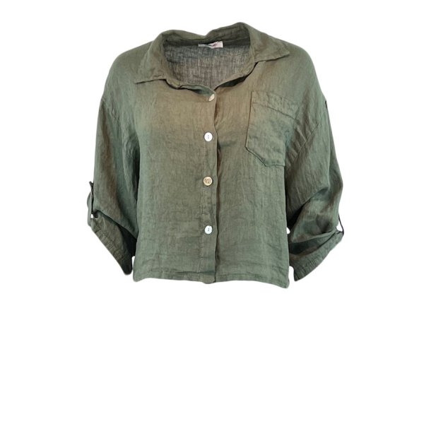 Hopeful jacket linen army green