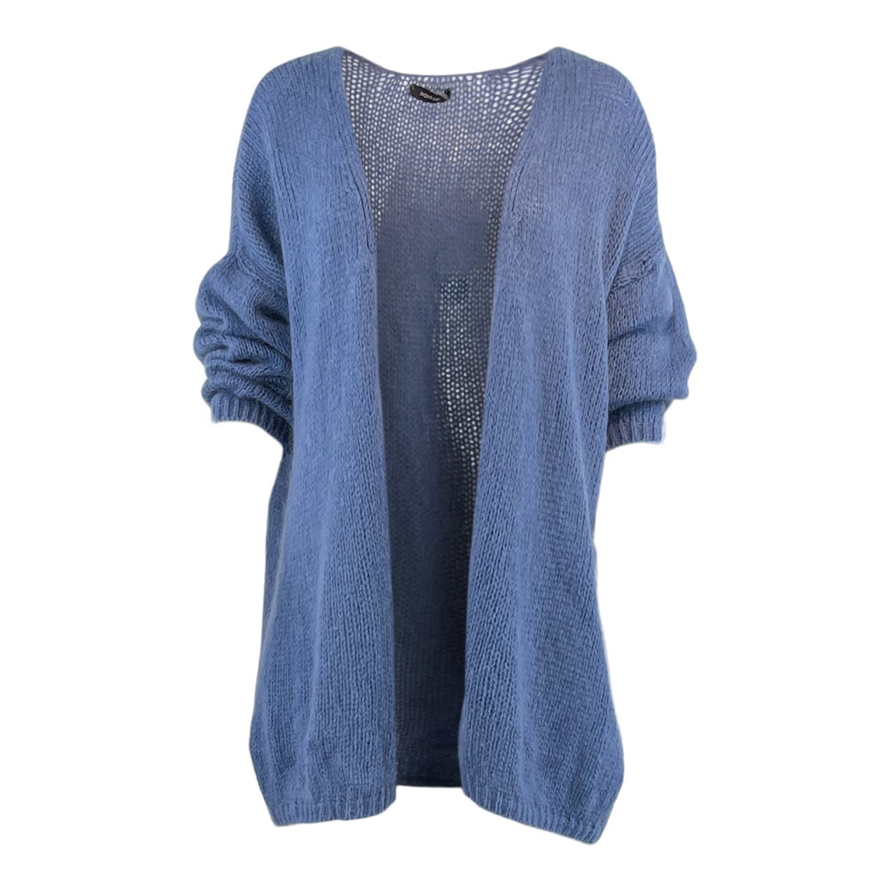 Kid Mohair mix cardigan  jeans blue