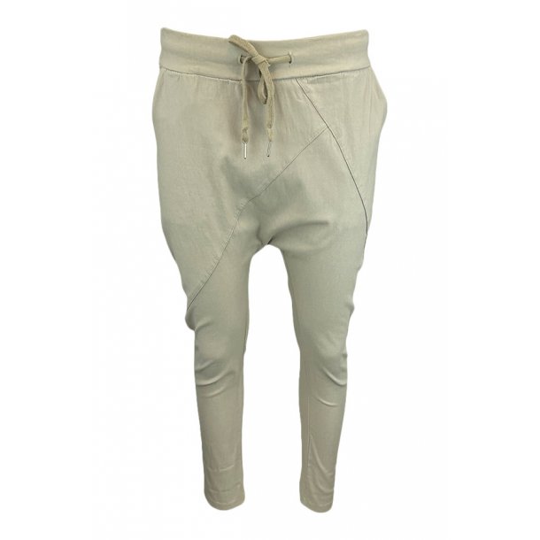 Baggy pants strechi cream one size