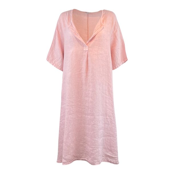 Anne linen dress rosa