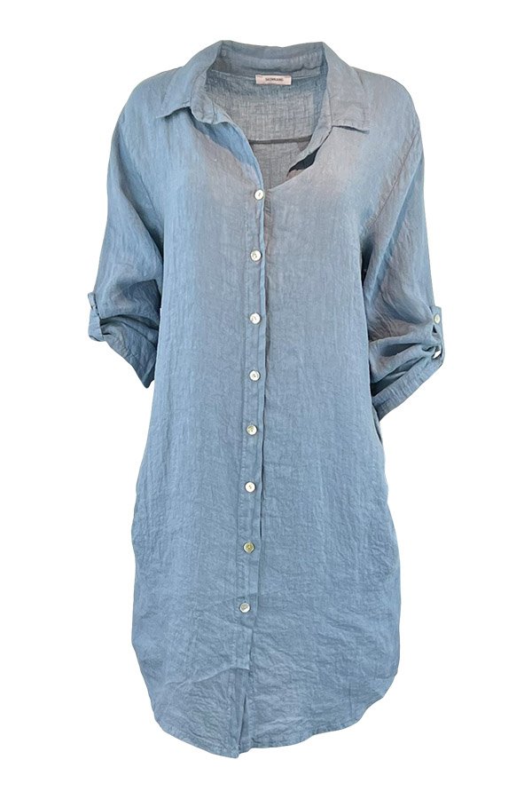 Klassisk Hr skjorte jeans blue