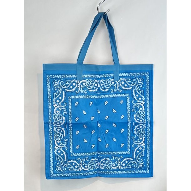 Bandana chopping/strand bag tyrkis blue