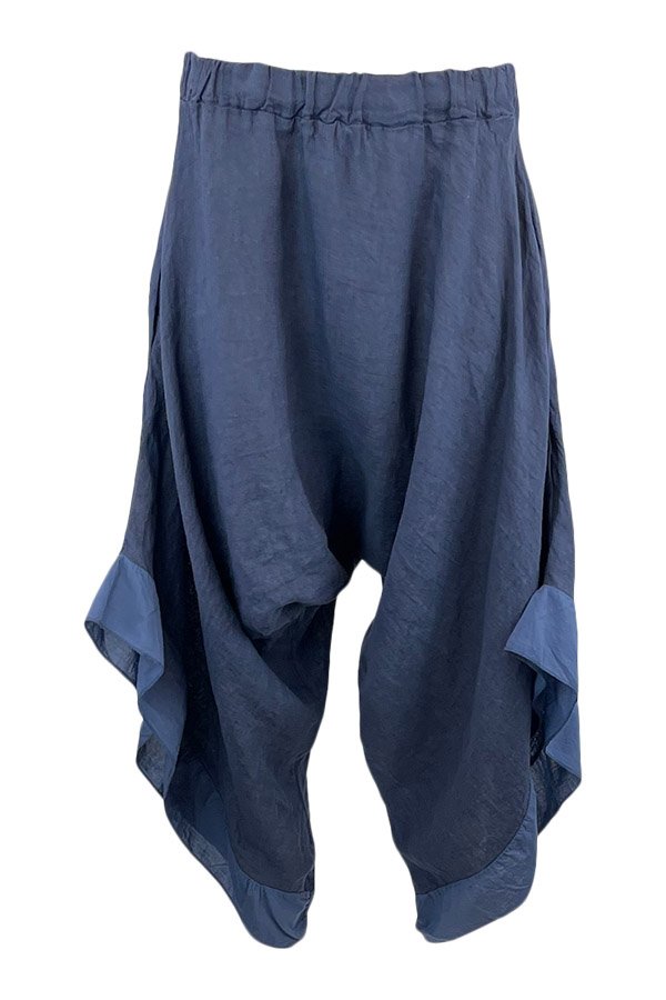 Boho baggy hr pants navy blue