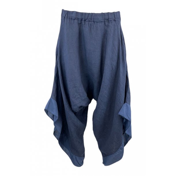 Boho baggy hr pants navy blue