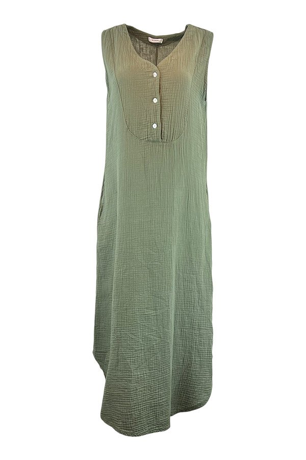 Rubi cotton candy dress army green L/XL
