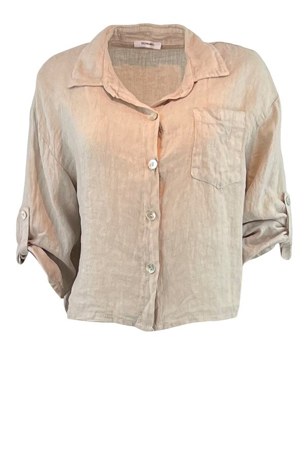 Hopeful jacket linen sand
