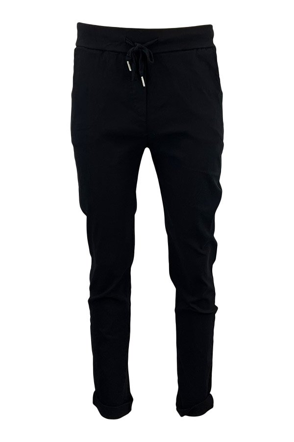 Julie strechi pants, flere farver S/M-L/XL Black S/M