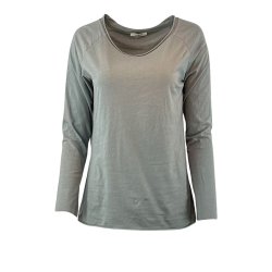 Basic cotton t-shirt one size L/S - 8 farver