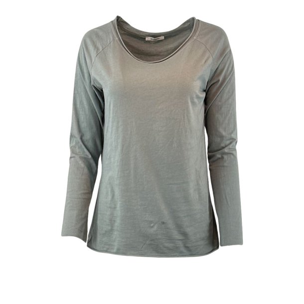 Basic cotton t-shirt one size L/S - 8 farver light grey