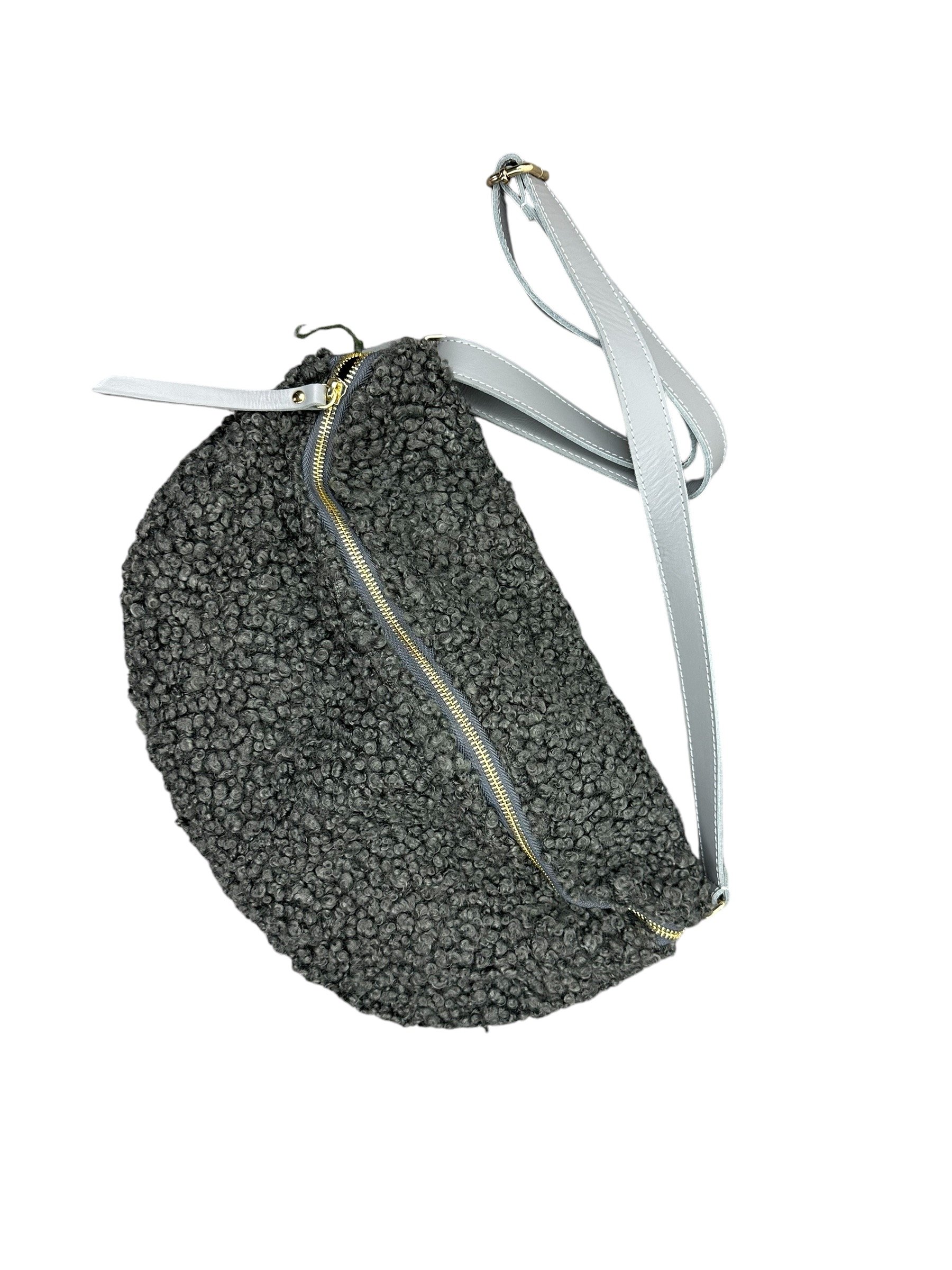 Teddy bumbag big grey