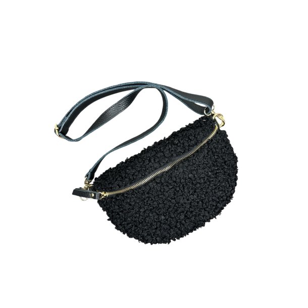 Teddy bumbag black