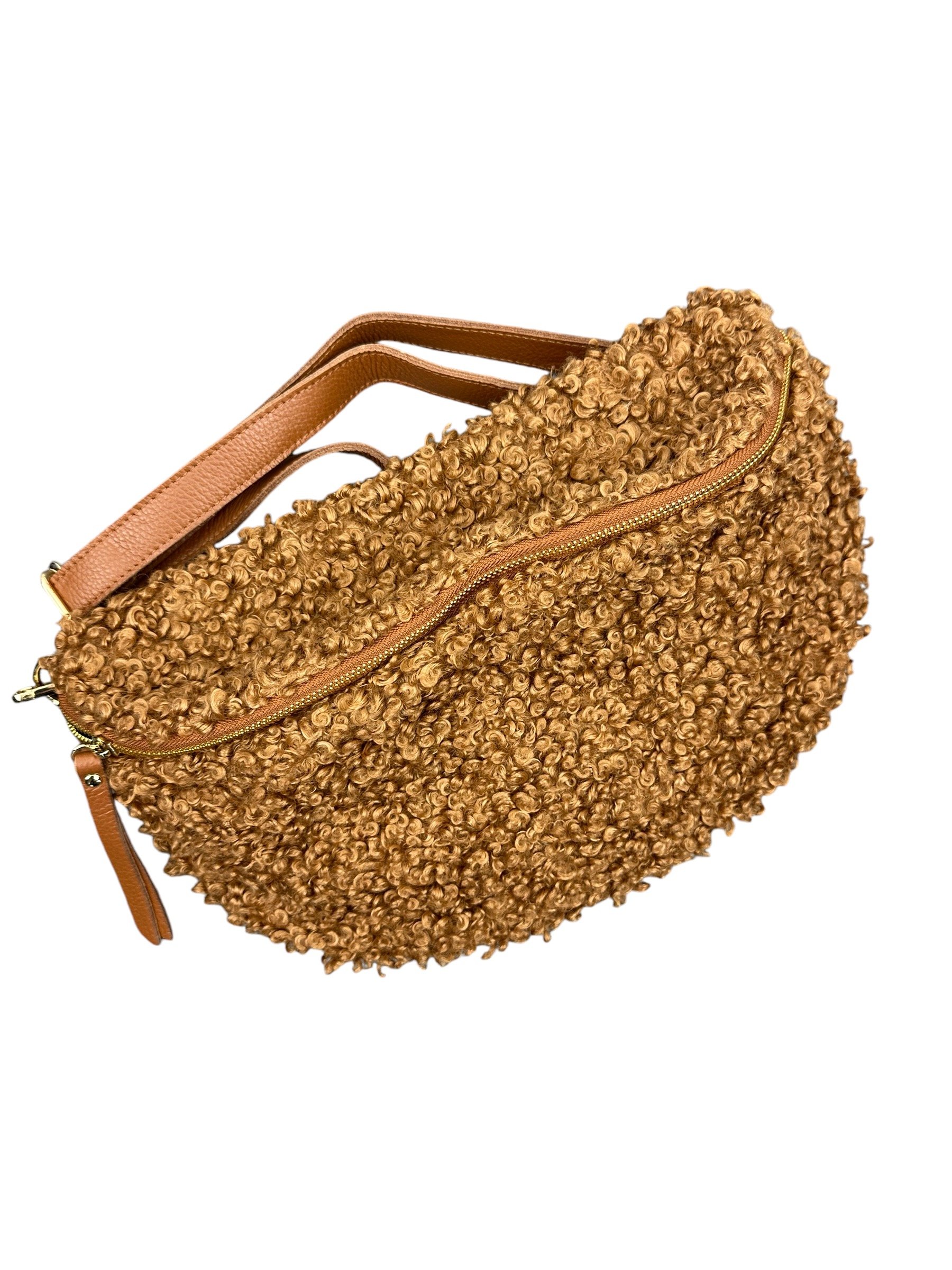 Teddy bumbag big camel