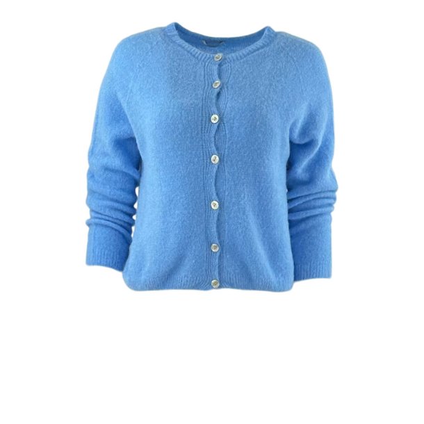 Freya baby alpace mix cardigan jeans blue