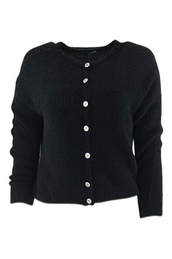 Freya baby alpace mix cardigan Black