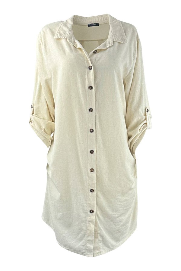Nora skjorte i baby fljl cream
