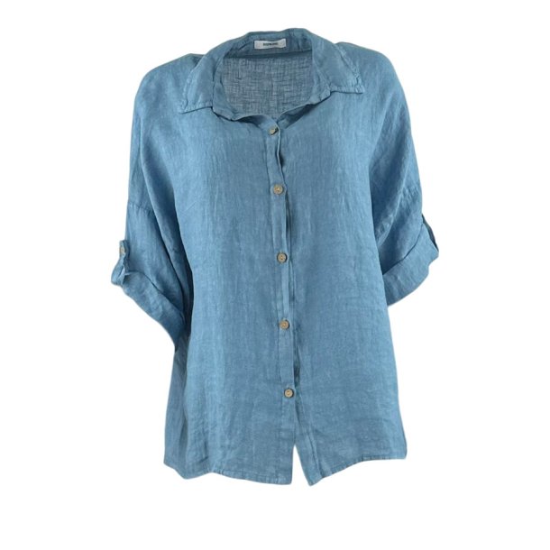 Catrin hr skjorte blue