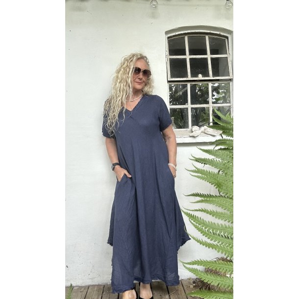Barbara hr kjole navy blue