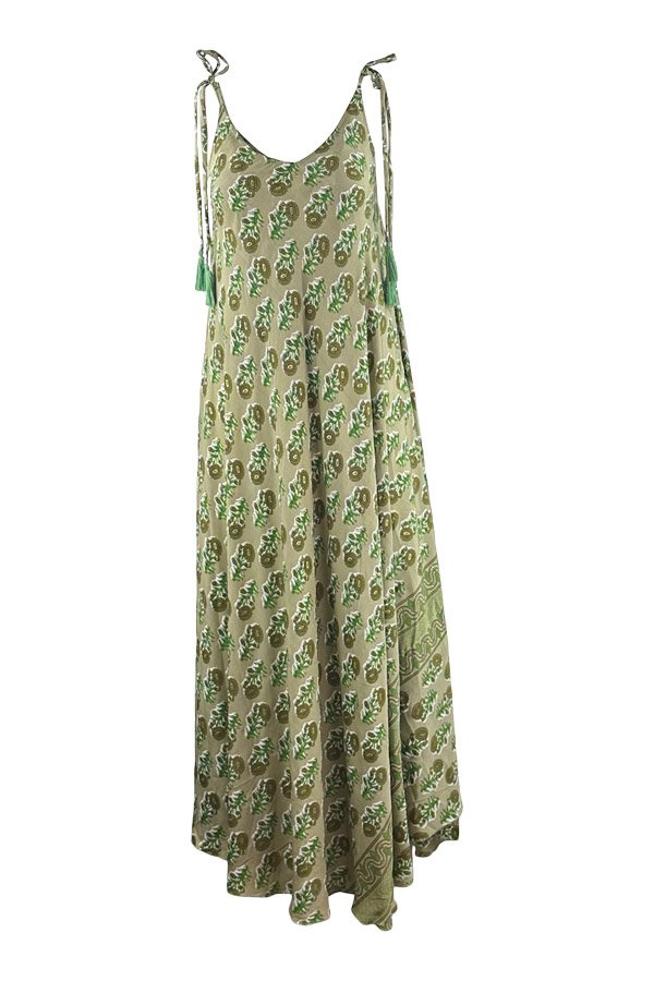 Unika silke strop kjole A size 5