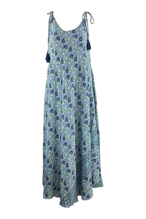 Unika silke strop kjole A size 2