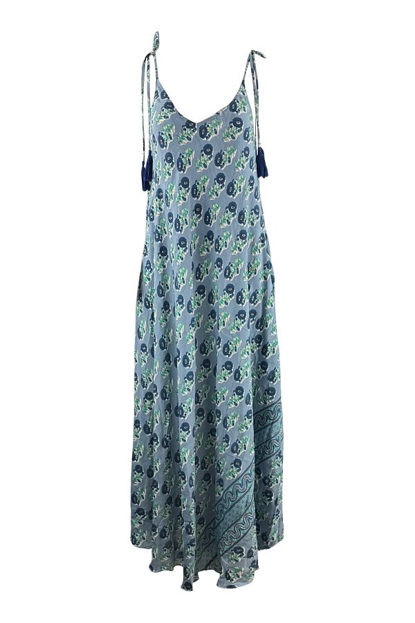 Unika silke strop kjole A size 9