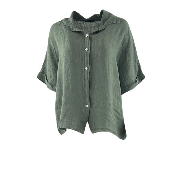 Frida hr skjorte  army green