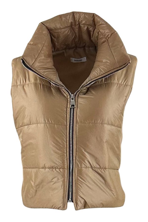 Dun vest camel