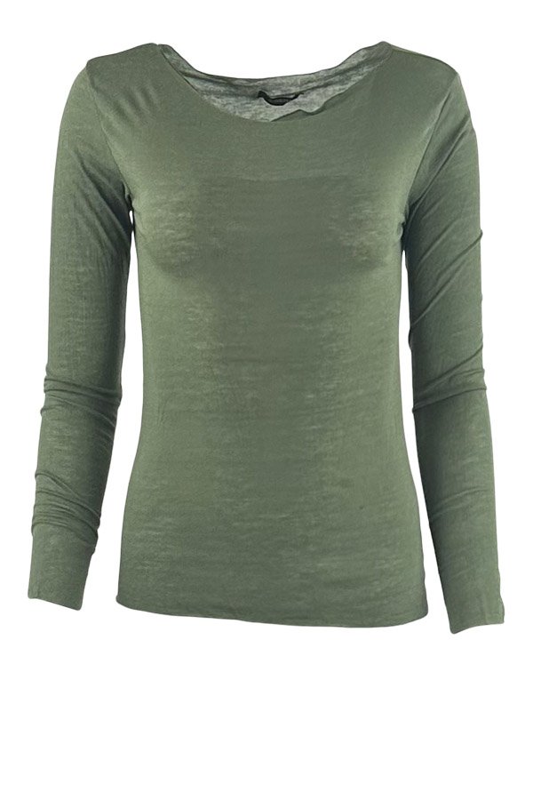 See through kashmire mix Tee