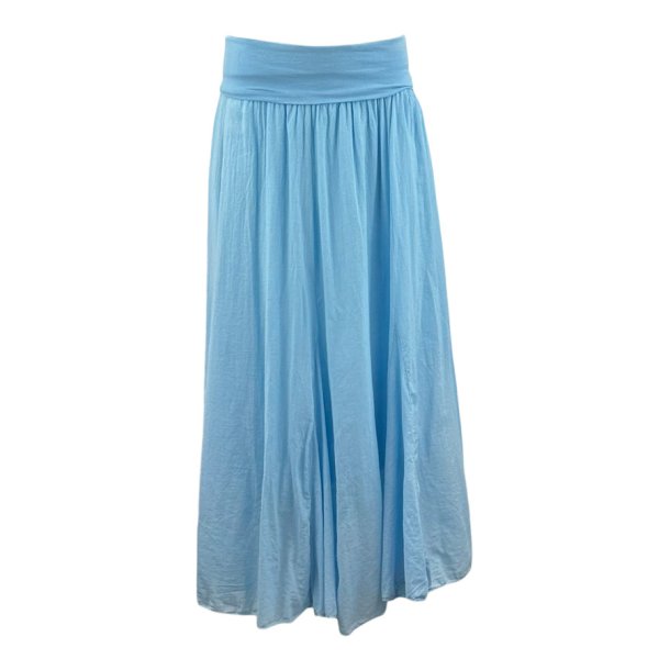 Skovbjerg cotton skirt light blue
