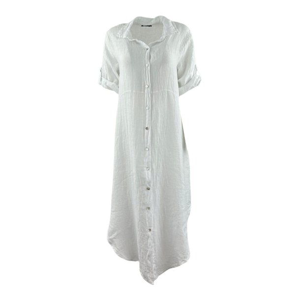 Louises hr skjorte solid white