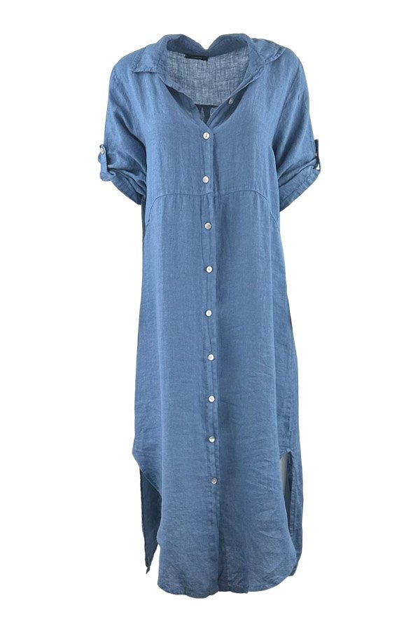 Louises lange hr skjorte  jeans blue