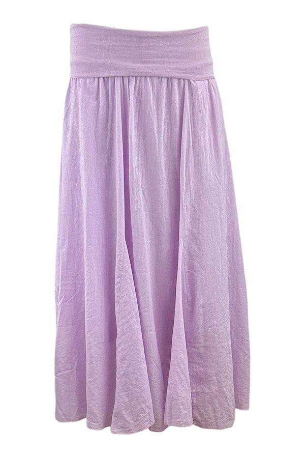 Skovbjerg cotton skirt light lavendel