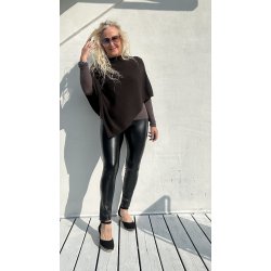 Cashmere mix poncho t22