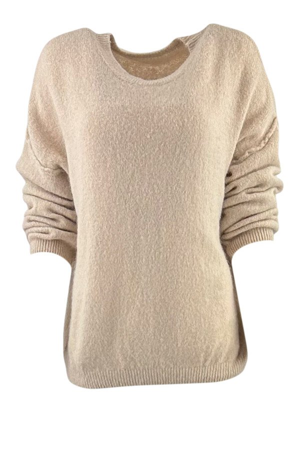 Mynthe baby alpaca mix strik sand