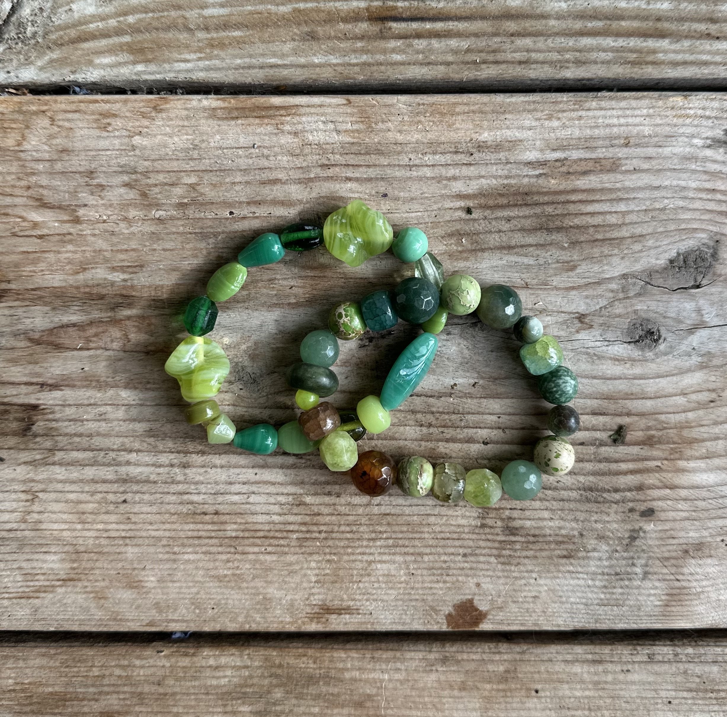 Multi colour armband  green