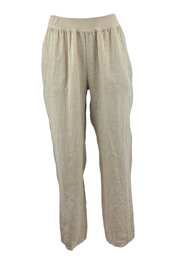 Hør pants basic sand