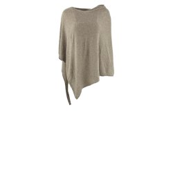 Cashmere mix poncho t22