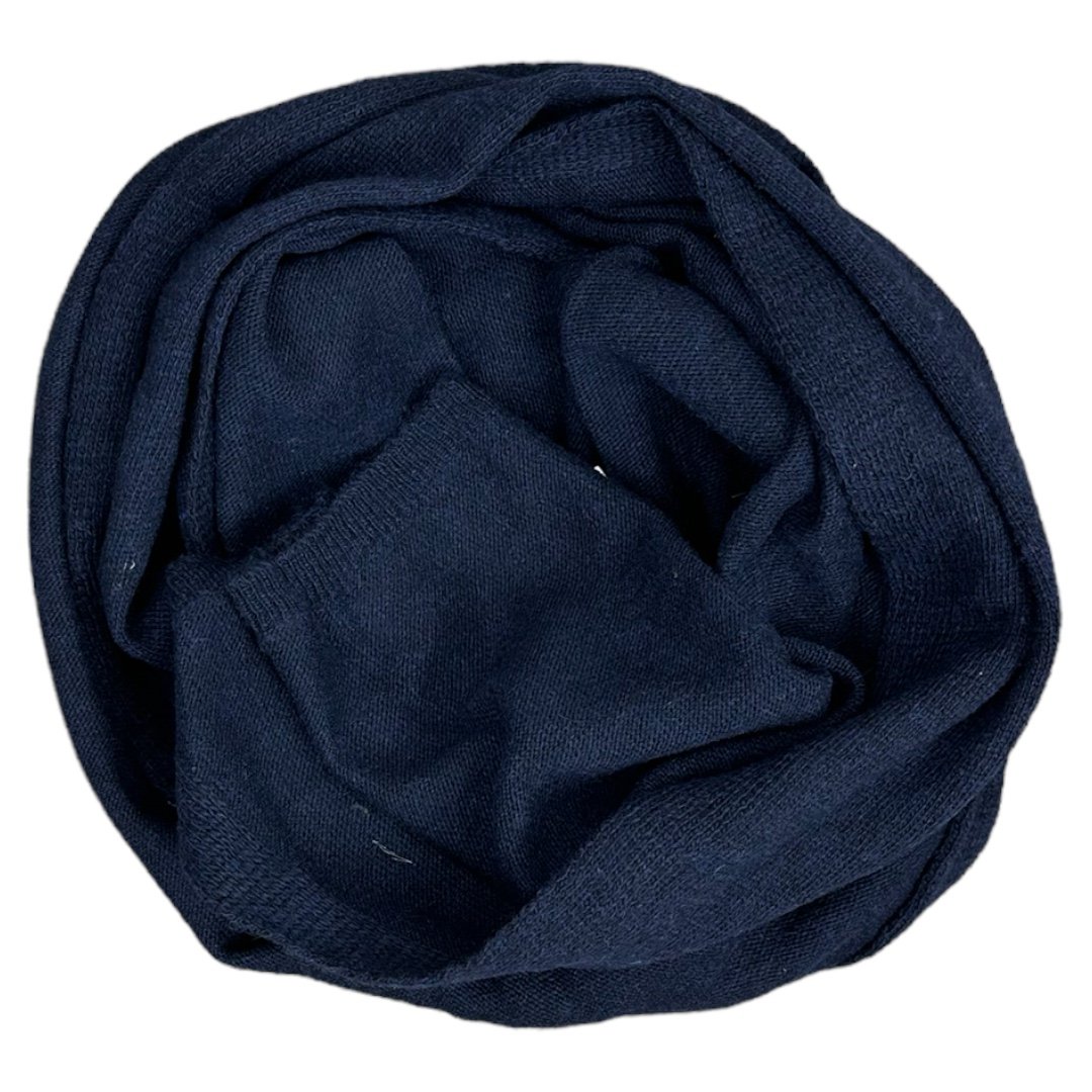 Cashmere mix trkde navy blue